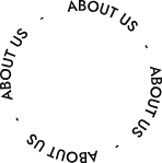 Decorative About Us graphic.