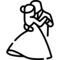 Dancing woman illustration.