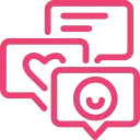 Social media and community icon.