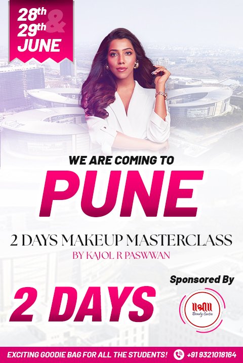 2 Days Makeup Masterclass in Pune: Kajol R Paswwan